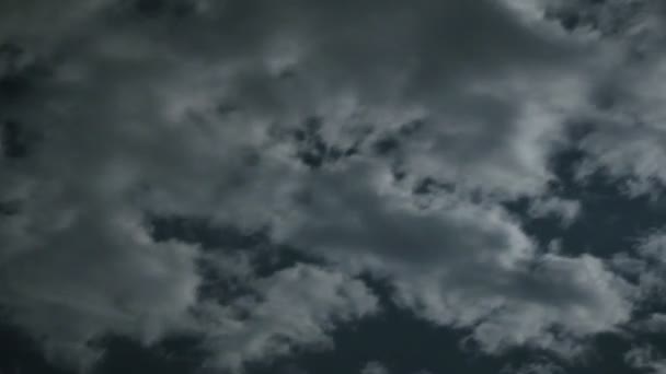 Nachthimmel Wolken Zeitraffer — Stockvideo