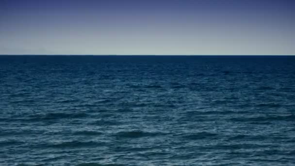 Horizonte Azul Del Mar — Vídeo de stock