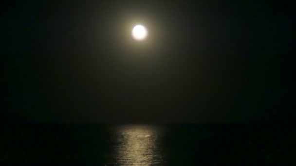 Pleine Lune Sur Mer — Video