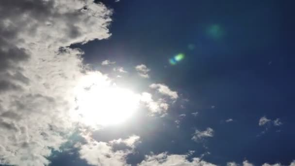 空の雲の時間の経過 — ストック動画