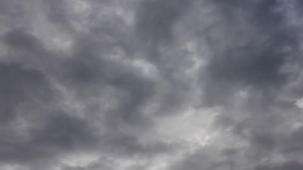 Kara Bulutlar Zaman Atlamalı — Stok video