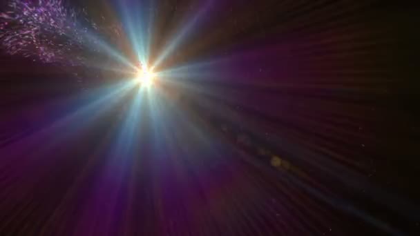 星の粒子光抽象 — ストック動画