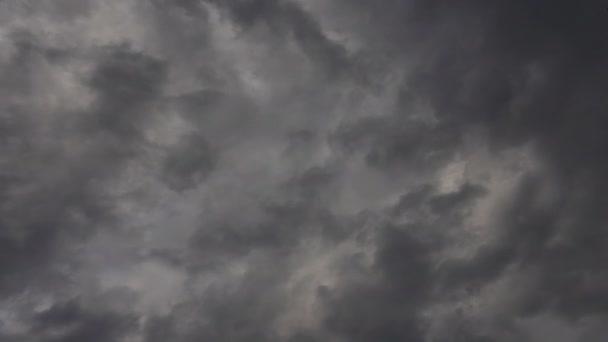 Dunkle Wolken Zeitraffer — Stockvideo