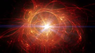 soyut Bulutsusu yangın 4k