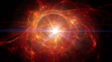 soyut Bulutsusu yangın 4k