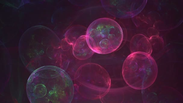 Bubbels Abstracte Achtergrond — Stockvideo