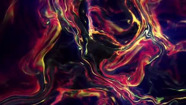 Inkt Fire Abstract — Stockvideo