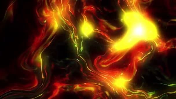 Tinta Fuego Abstracto — Vídeos de Stock
