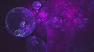 kabarcık soyut uzayda 4k