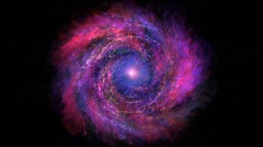 Galaxy alan ray parçacık