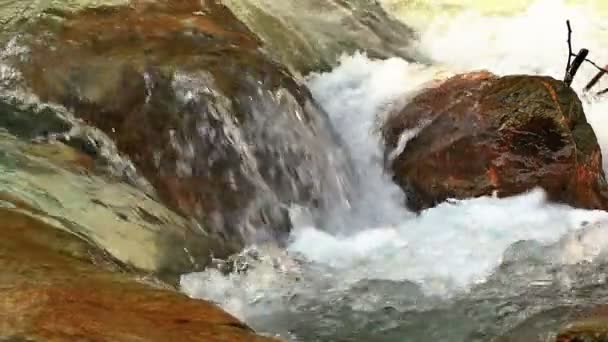 Гірській Річці Великих Каменів — стокове відео