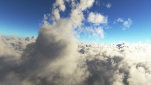 Fliegen Wolken Abstrakt — Stockvideo