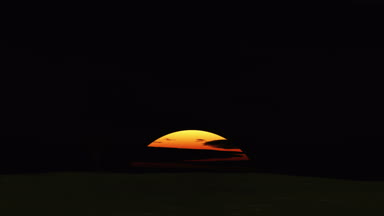 gündoğumu ağaç Afrika 4k