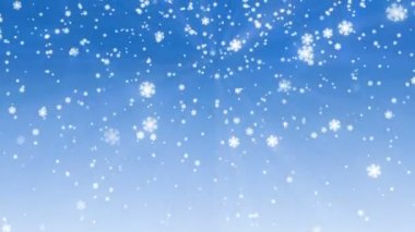 Kış Kar Pulu soyut Arka Plan