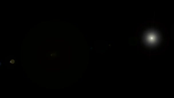 晶状体闪光灯在迪斯科舞厅闪烁 — 图库视频影像