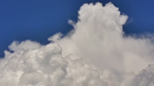 ciel bleu nuages laps de temps 4k 