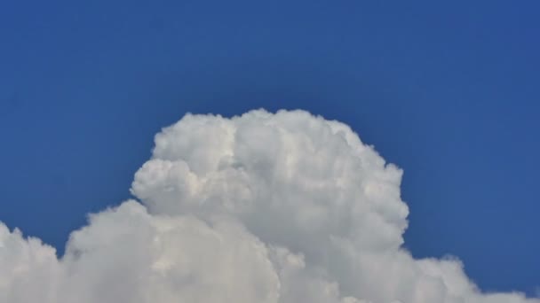 Cielo Azul Nubes Tiempo Lapso — Vídeos de Stock