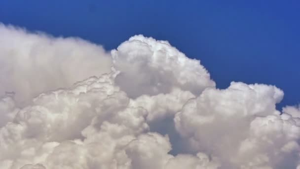 Синє Небо Хмари Проміжок Часу — стокове відео