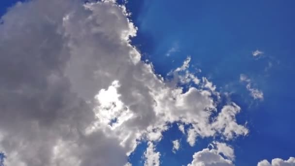 青空の雲の時間の経過 — ストック動画