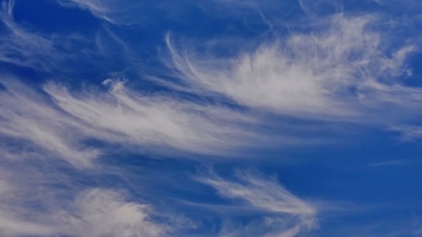 Голубое Небо Тучи Временной Промежуток — стоковое видео