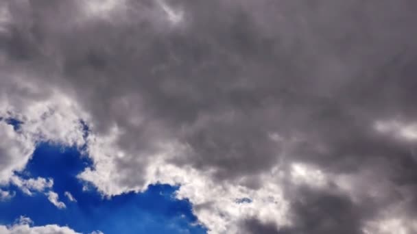 Blue Sky Clouds Time Lapse — Stock Video