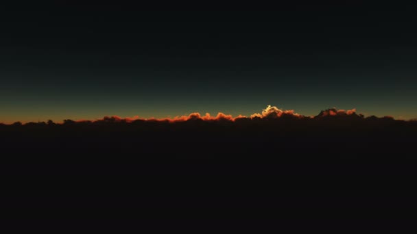 Powyżej Chmur Wschód Słońca — Wideo stockowe