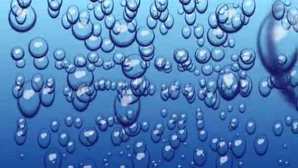 Burbujas Abstractas Agua — Vídeo de stock