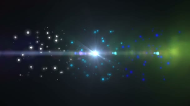 Взрыв Энергетической Звезды Космосе — стоковое видео