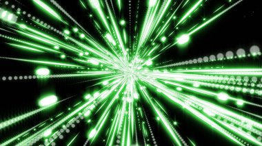 Uzayda sihirli kristal yıldız