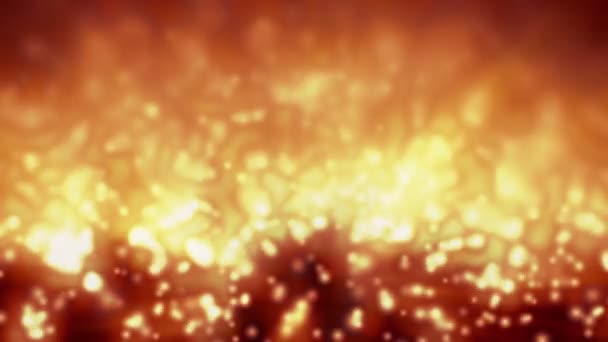 Fire Flame Particle Abstracte Achtergrond — Stockvideo