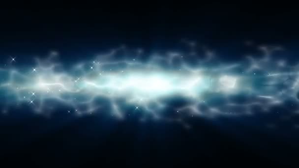 Línea Partículas Nebulosa Plasma Abstracta — Vídeo de stock