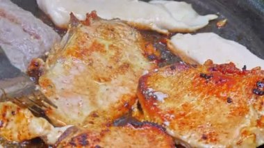 Izgara et 4K yakın çekim