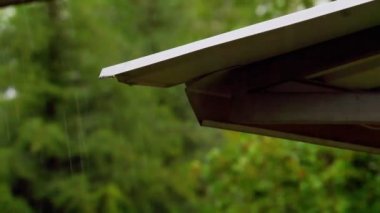 Çatıda yağmur 60fps ile 30fps 4k arasında.