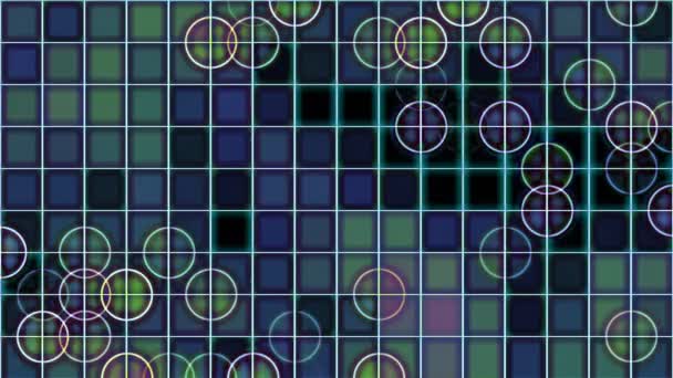 Абстрактная Сетка Карты Фона — стоковое видео