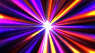 Işın sihirli renk soyut 4k