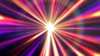 Işın sihirli renk soyut 4k