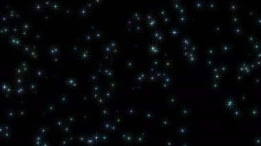 Xmas yıldızları 4k renk yanıp sönüyor