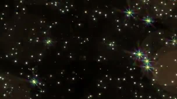 Stelle Cielo Lampeggia — Video Stock