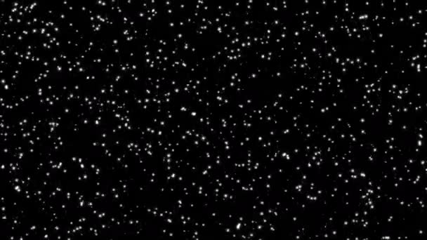 Hvězdy Obloze Blikají — Stock video