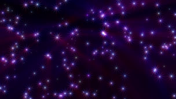 étoiles de Noël clignote couleur 4k 