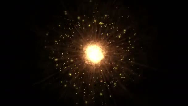 火花热火粒子4K — 图库视频影像