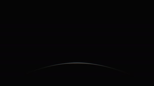 Wschód Słońca Kosmosu Abstrakcyjny — Wideo stockowe