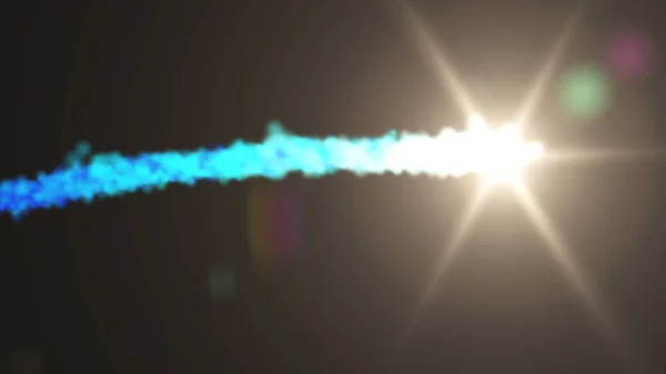 夜の空の彗星 — ストック写真