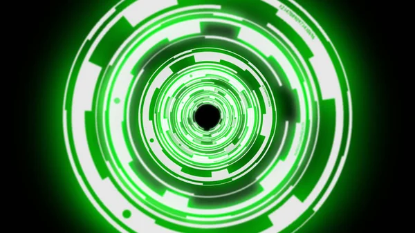 Abstract background techno circles tunnel — Stock Photo, Image