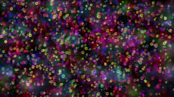 Färg abstrakt bubbla 4k — Stockvideo