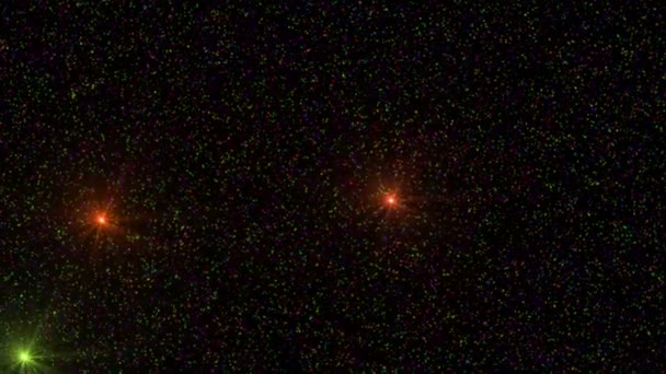 天上的星星颜色4k — 图库视频影像