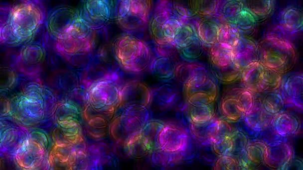 Color abstracto burbuja 4k — Vídeos de Stock