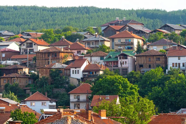 Old and modern village — Stock Photo, Image