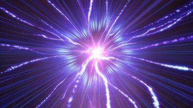 Uzayda kara delik, ışık