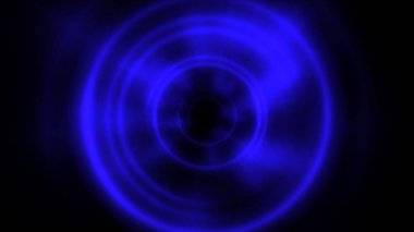 Işık halkalı yuvarlak beton tünel